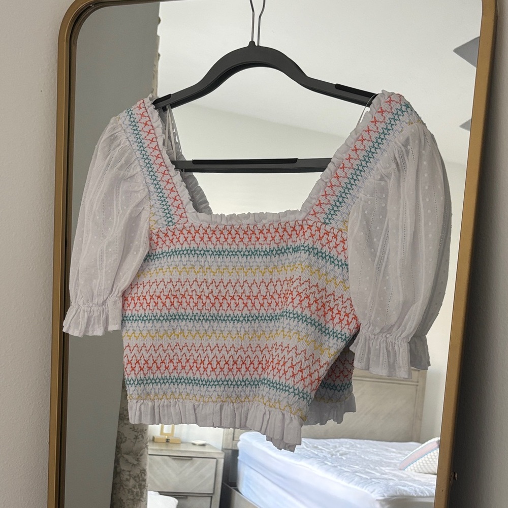 Multicolor Crop Top